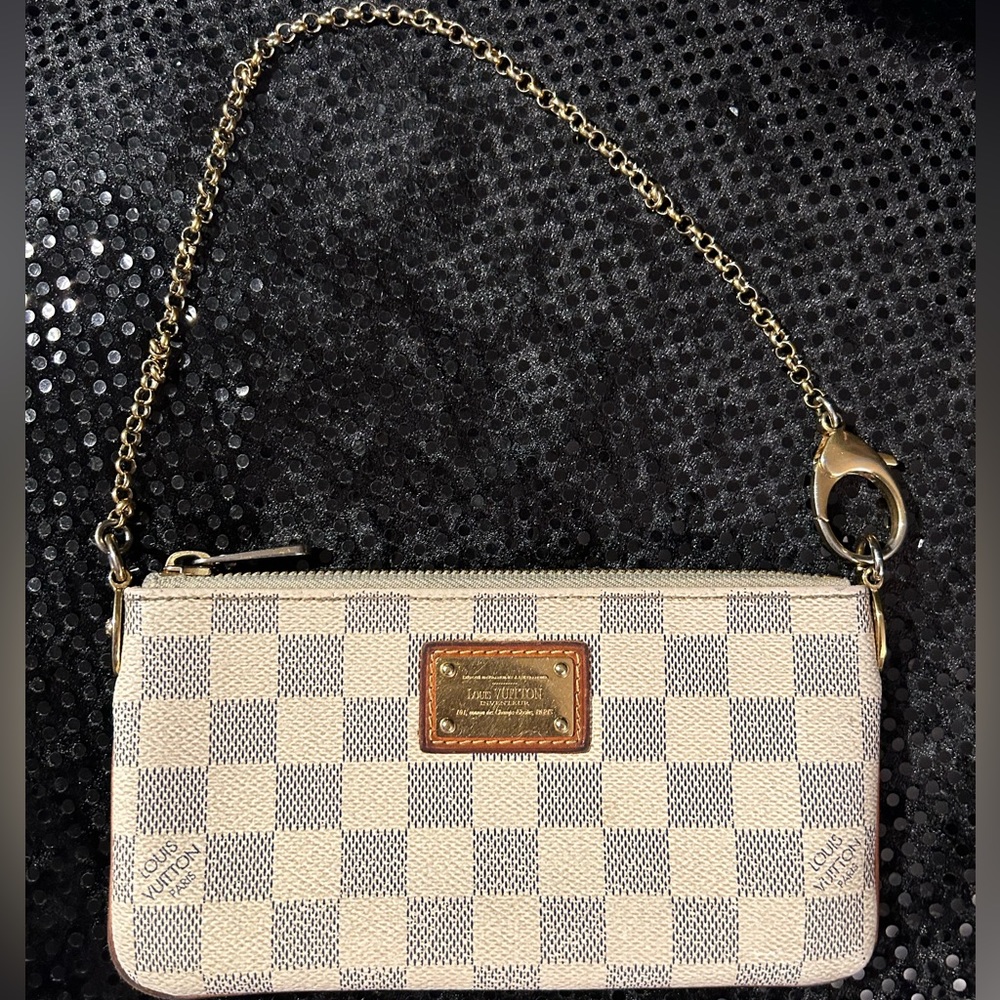 Louis Vuitton (LV) Damier Azur small bag / purse